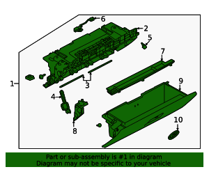 2020-2023 Land Rover | Glove Box Assembly | LR186340 | Express Land ...
