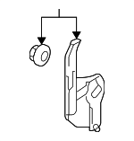 4F9945567 - : Bracket for Audi: A6 Quattro Image