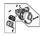 40009289 - Engine: Turbocharger for Cadillac: Escalade, Escalade ESV | Chevrolet: Suburban, Tahoe | GMC: Yukon, Yukon XL Image