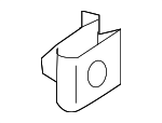 W702889S300 - Body: Bumper Cover Support Rail Nut for Ford Image