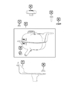 68238828AB - Cooling: Coolant Bottle Bracket for Mopar Image