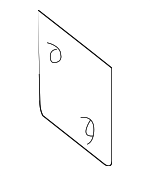 24418962 - Body: Lower Hinge Plate for Saturn: L100, L200, L300, LW200, LW300 Image image