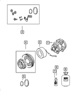 5114554AD - Air Conditioners and Heaters: Compressor Lubricant for Chrysler: 300 | Dodge: Challenger, Charger, Durango, Nitro, Ram 2500, Ram 3500 | Jeep: Cherokee, Gladiator, Grand Cherokee, Grand Cherokee L, Grand Cherokee WK, Liberty, Wrangler, Wrangler JK | Ram: 1500, 1500 Classic Image