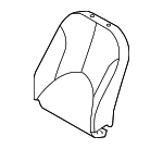 884501E200 - Body: Seat Back Pad for Hyundai: Accent Image