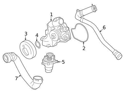 Hoses & Pipes for 2018 BMW M3 #0