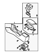 GG2A64420E29 - Body: Console Assembly for Mazda: 626 Image