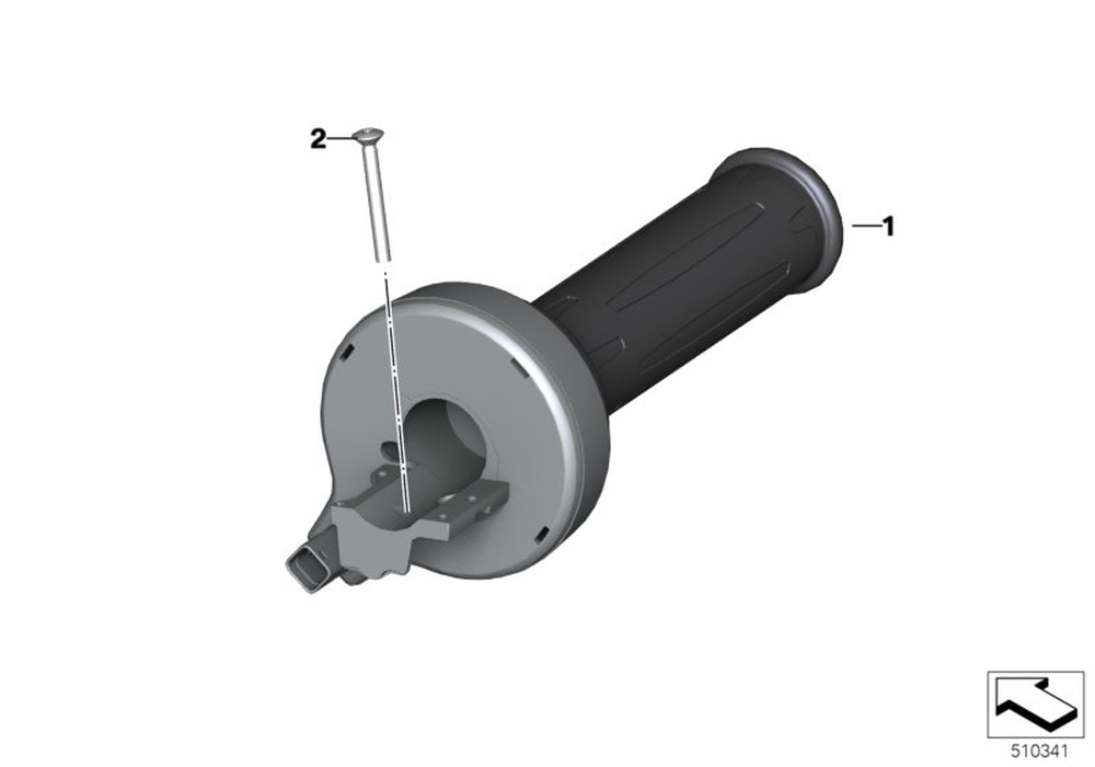 61318522468 - E-Throttle Grip 2012-2025 BMW-Motorrad | BMW