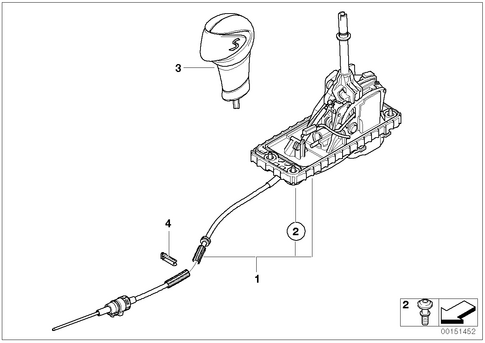 Gearshift Steptronic for 2003 Mini Cooper S #0