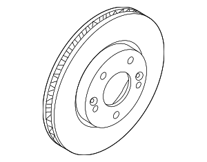 517121W250 - : Disc Brake Rotor Front for Kia: Rio Image