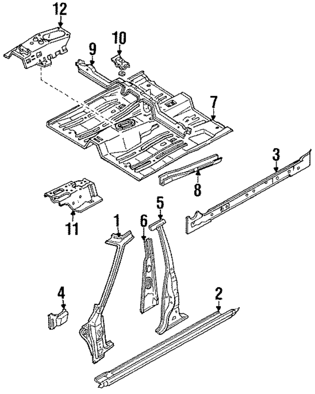 7438013E30 - : Side Rail Extension for Nissan Image