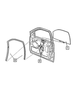 68045697AG - : Front Door Window Regulator, Left for Mopar Image