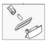 265108991B - Electrical: License Plate Light Assembly for Nissan: Altima, Armada, Kicks, LEAF, Maxima, Murano, Pathfinder, Quest, Rogue, Rogue Select, Sentra, Versa Note Image