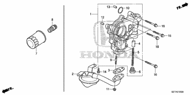 Oil Pump for 2016 Honda CR-Z #0