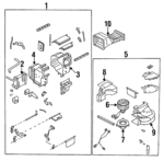 UB3961A10 - : Heater Core for Mazda: B2000, B2200, B2600 Image