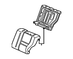 82527SDNA01 - Body: Seat Back Pad for Honda: Accord Image