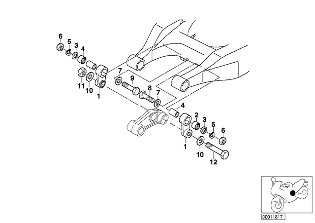 33532345444 - : Needle Bearing - 18X24X12 for BMW-Motorrad Image