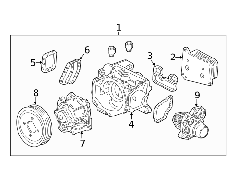Oil Cooler for 2017 Buick Cascada #0