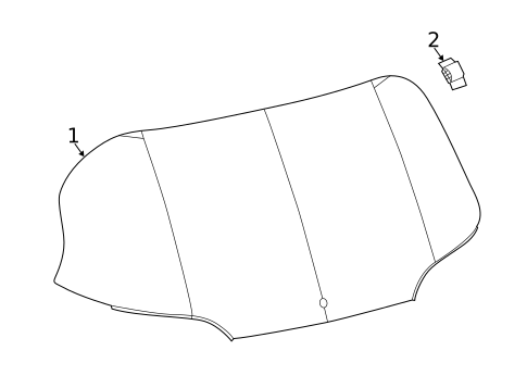 Glass - Lift Gate for 2022 Jeep Cherokee #0