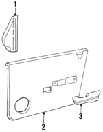 E1FZ61214A62A - Body: Filler for Ford Image