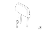 52207152191 - Retrofitting / Conversion / Accessories: Guide, Headrest for BMW Image