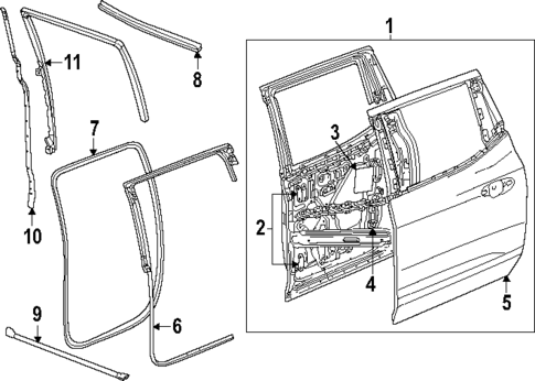 Door & Components for 2025 Chevrolet Silverado EV #0