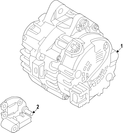 Alternator for 2022 Kia Telluride #0