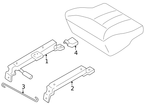 Tracks & Components for 2002 Nissan Quest #3