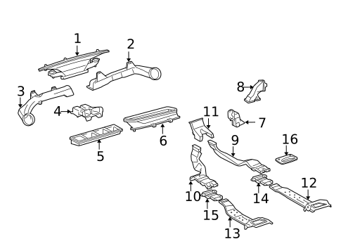 Ducts for 2007 Toyota RAV4 #0