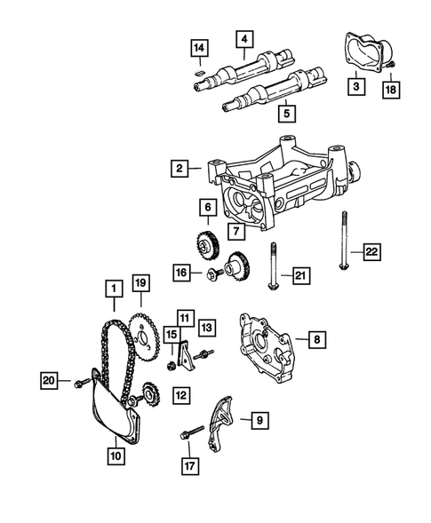 Timing Belt and Cover for 2002 Dodge Grand Caravan #0