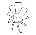 163610A131 - Cooling System: Fan Blade for Toyota: Avalon, Camry, Solara Image