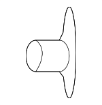 155400061 - Body: Kick Panel Retainer for Infiniti Image