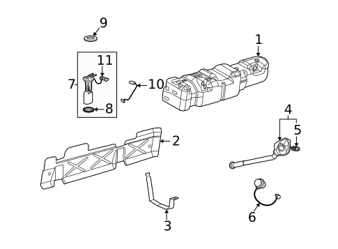 Hardware, Fasteners & Fittings for 2023 Chevrolet Express 2500 #0