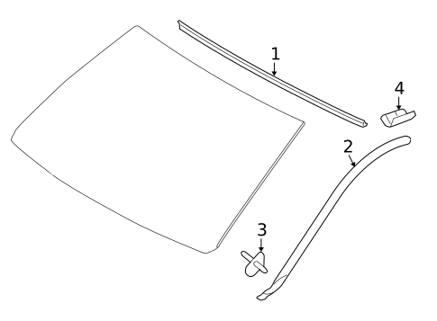 Reveal Moldings for 2013 Lexus LX570 #0
