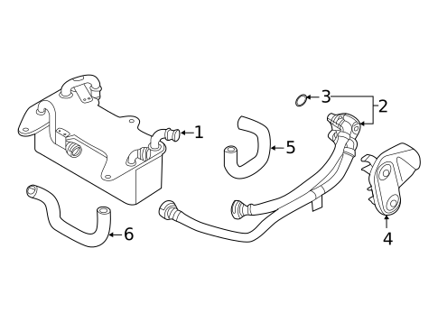Trans Oil Cooler for 2023 Audi A8 Quattro #0