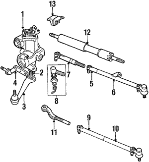 Steering Gear & Linkage for 1995 Land Rover Range Rover