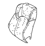 7155230B50 - Body: Seat Back Pad for Toyota Image