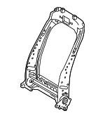 7101462090 - Body: Seat Back Frame for Toyota Image