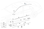 2226906801 - Covering and Lining: Water Deflector for Mercedes-Benz Image