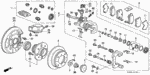 1473SY8010 - Chassis: CALIPER SET, RR. for Honda Image