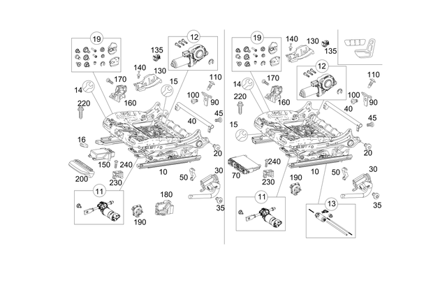 9108802 - Driver Seat: Height Adjustment for Mercedes-Benz Image image