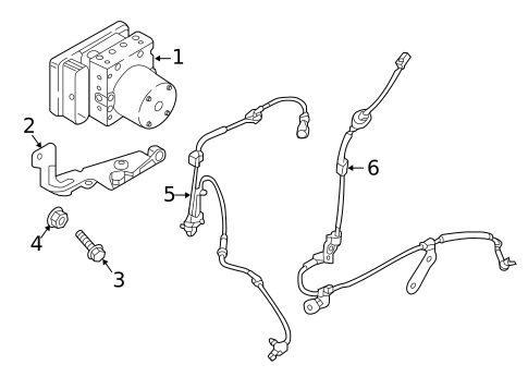 ABS Components for 2020 Hyundai Tucson #0