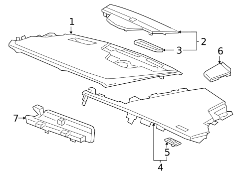 Instrument Panel Components for 2024 Cadillac XT6 #0