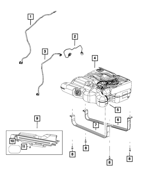 Fuel Tank for 2017 Dodge Grand Caravan #0