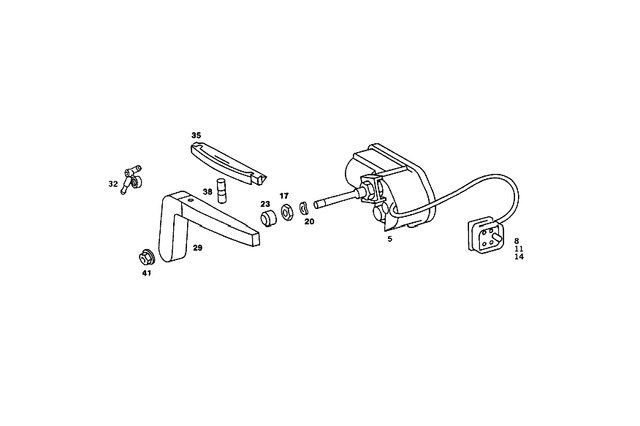 2018205142 - : Wiper Motor for Mercedes-Benz Image