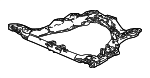 50200T6ZA03 - Suspension: Engine Cradle for Honda: Passport, Pilot, Ridgeline Image