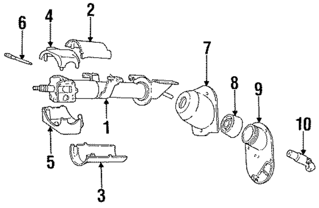 4326813 - Steering: Column Assembly for Mopar Image