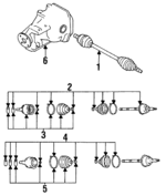 MA1025500 - Suspension: Axle Assembly for Mazda: RX-7 Image