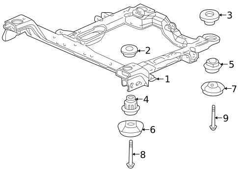 Suspension Mounting for 2005 Pontiac Grand Prix #0