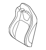 FR3Z6364417GB - Body: Seat Back Cover for Ford: Mustang Image