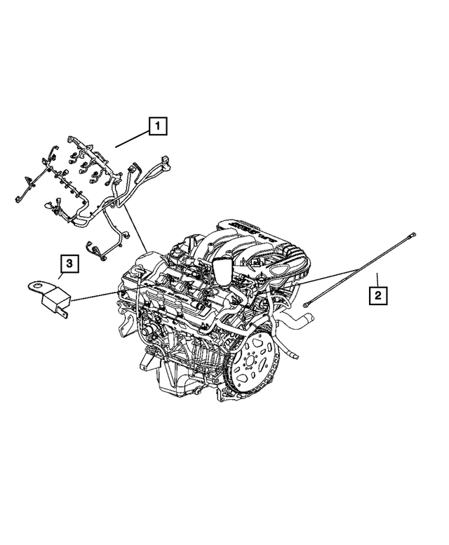 « 5148098AF –  : Moteur Cablage pour Mopar Image »